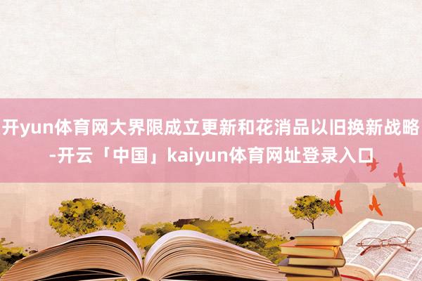 开yun体育网大界限成立更新和花消品以旧换新战略-开云「中国」kaiyun体育网址登录入口